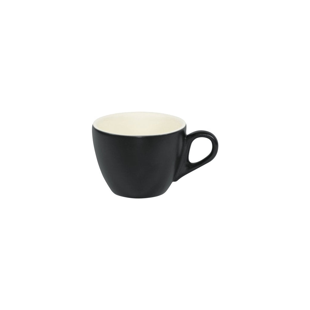 Brew -SMOKE/WHITE MATT FLAT WHITE  CUP 160ml (Set of 6)