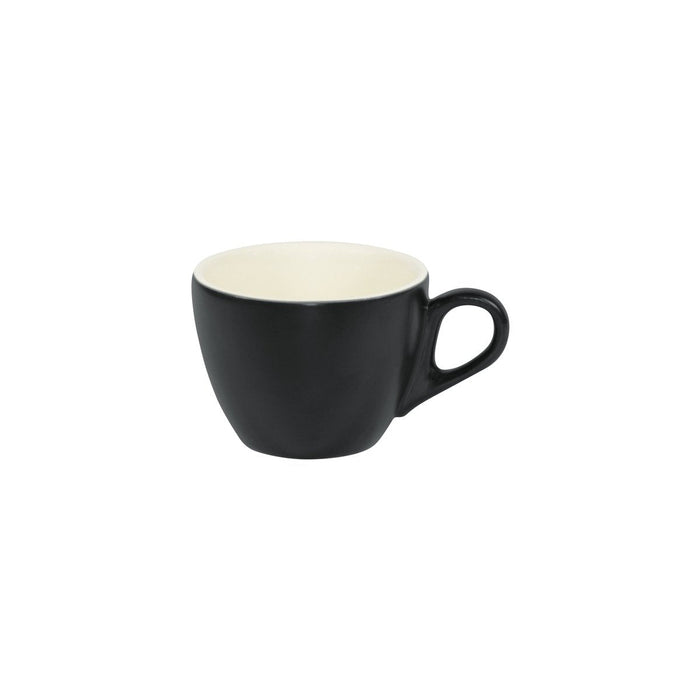 Brew -SMOKE/WHITE MATT LARGE FLAT WHITE  CUP 220ml (Set of 6)