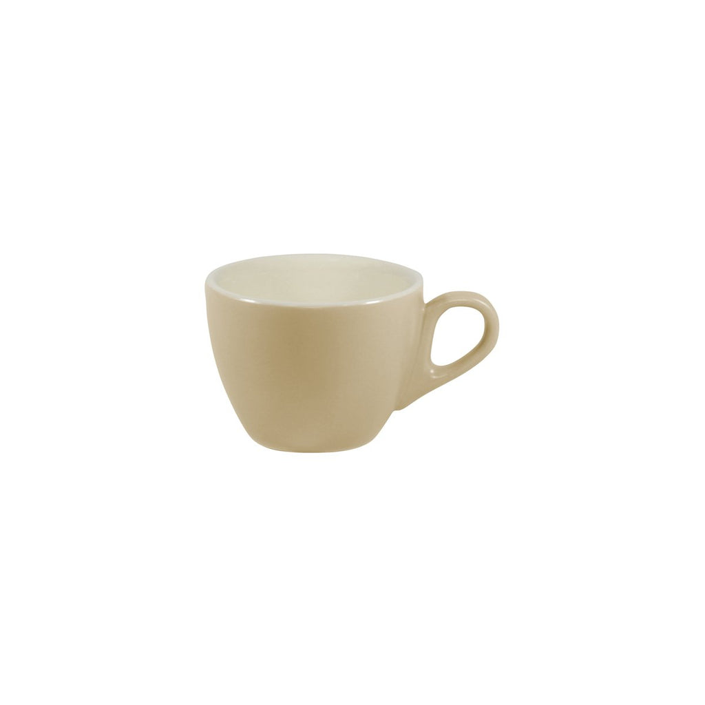 Brew -HARVEST/WHITE MATT FLAT WHITE  CUP 160ml (Set of 6)