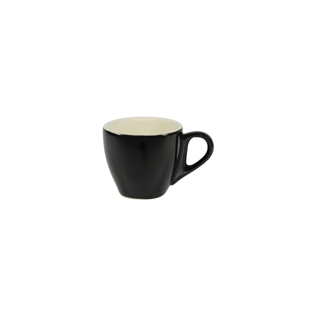 Brew -ONYX/WHITE ESPRESSO CUP 90ml (Set of 6)
