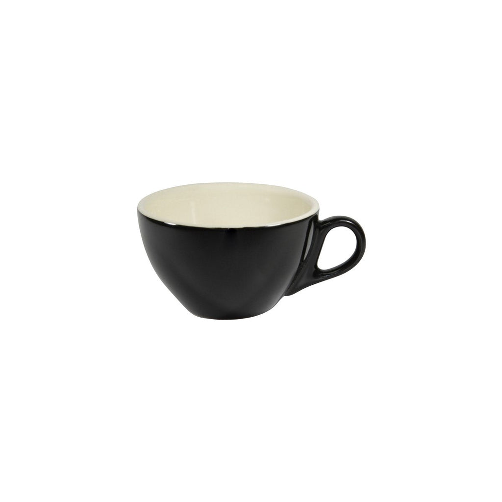 Brew -ONYX/WHITE CAPPUCCCINO CUP 220ml (Set of 6)