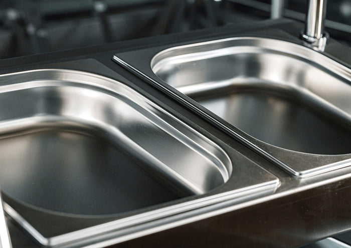 Chef Inox GASTRONORM PAN-18/10 2/3 SIZE 65mm EA