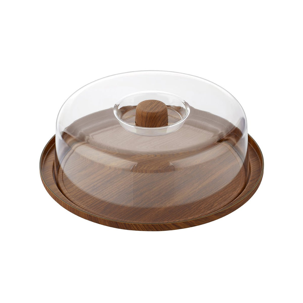 Evelin CAKE PLATTER & COVER SET 300x110mm EA