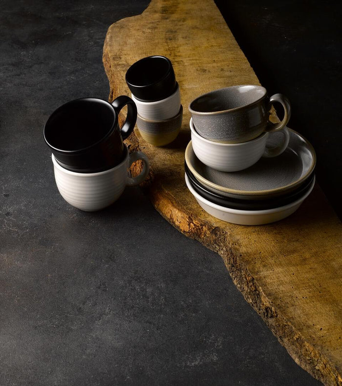 Dudson EVO SAUCER-162mm  GRANITE (x6)
