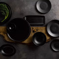 Dudson EVO ROUND COUPE PLATE-229mm Ø JET [Box of 6]