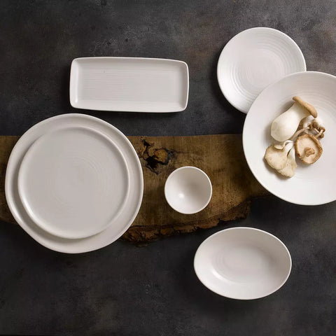 Dudson EVO ROUND COUPE PLATE-295mm Ø PEARL [Box of 6]