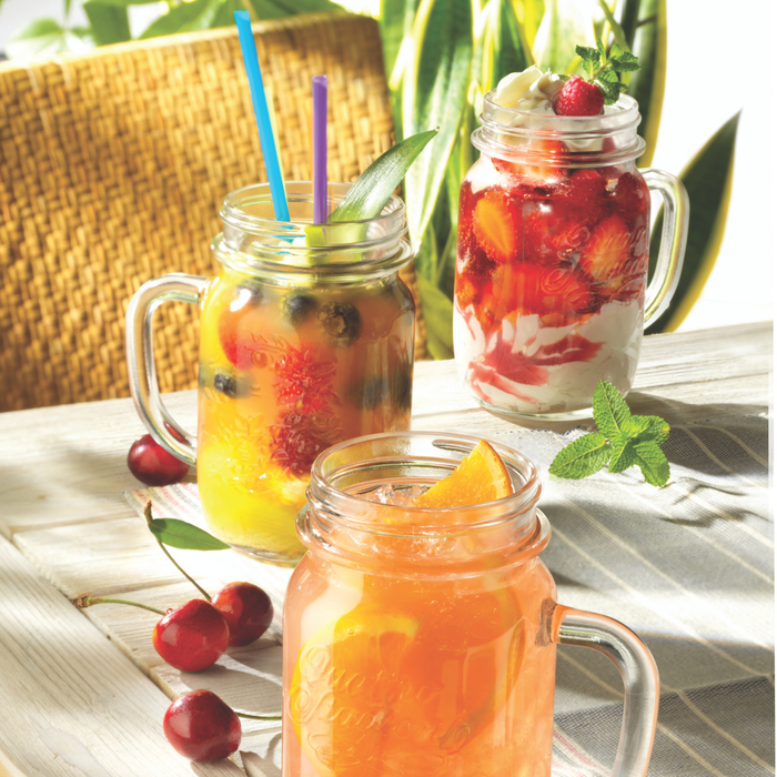 Bormioli Rocco QUATTRO STAGIONI-JAR WITH HANDLE 415ml 77x136mm NO LID