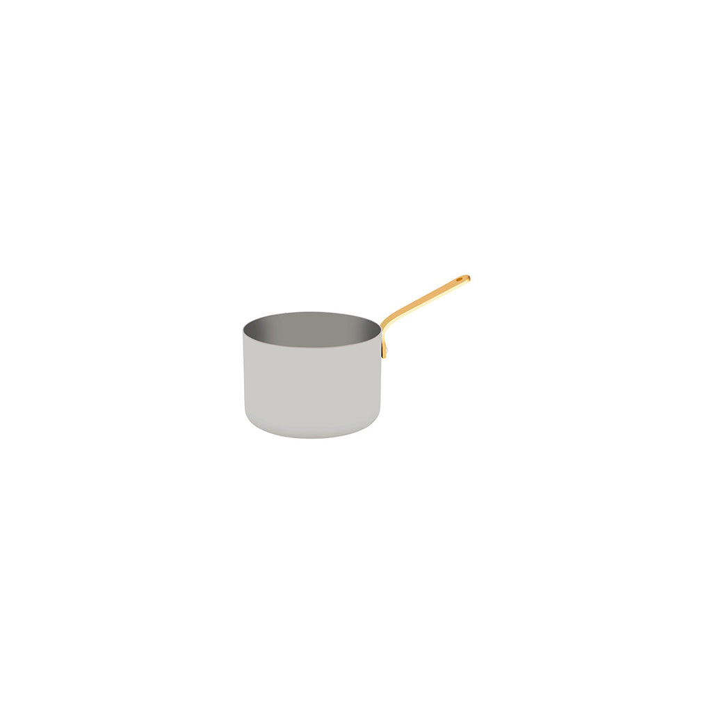 Chef Inox MINIATURES-SAUCEPAN 90x60mm18/10 WITH BRASS HANDLE EA