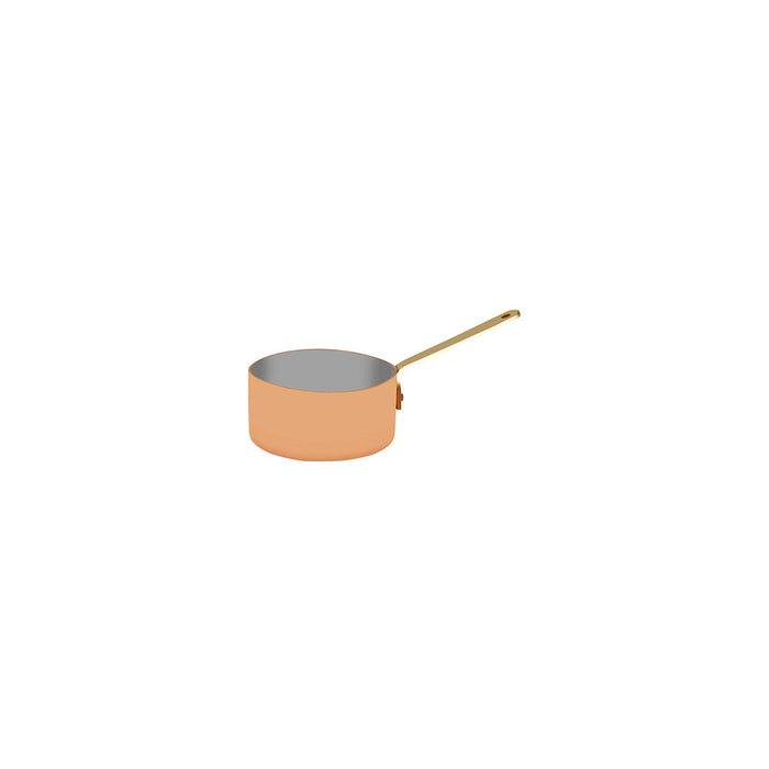 Chef Inox MINIATURES-SAUCEPAN 90x45mm COPPER WITH BRASS HANDLE EA