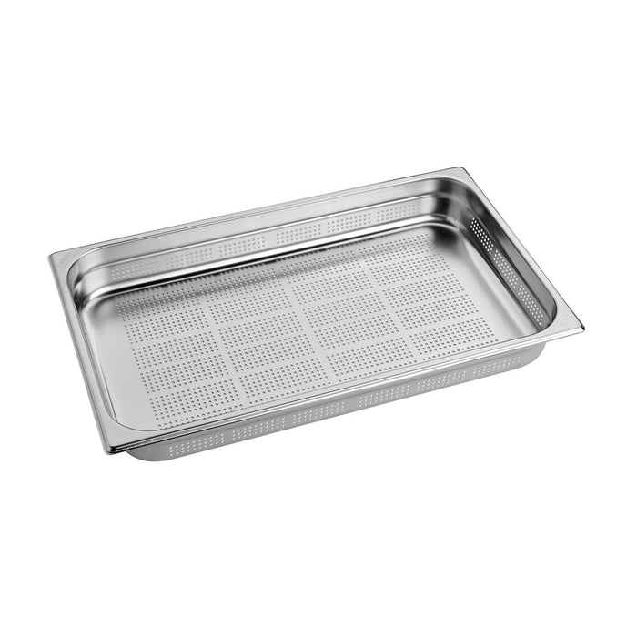 Inox Macel MAXIPAN-GN 1/1 x 65mm PERFORATED EA