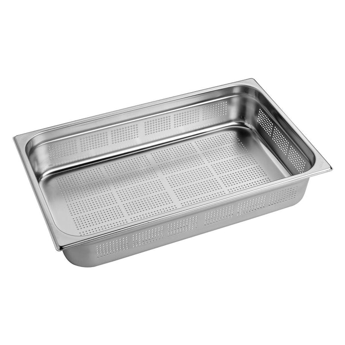 Inox Macel MAXIPAN-GN 1/1 x 100mm PERFORATED EA