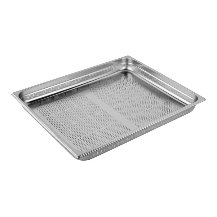 Inox Macel MAXIPAN-GN 2/1 x 65mm PERFORATED EA