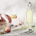 BORMIOLI ROCCO MORESCA BOTTLE 1.0lt WHITE TOP (3.45930) [Box of 20]