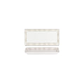 Nikko Japan NIKKO JAPAN SILK PLATINUM RECTANGULAR PLATTER 230x115x26mm EA