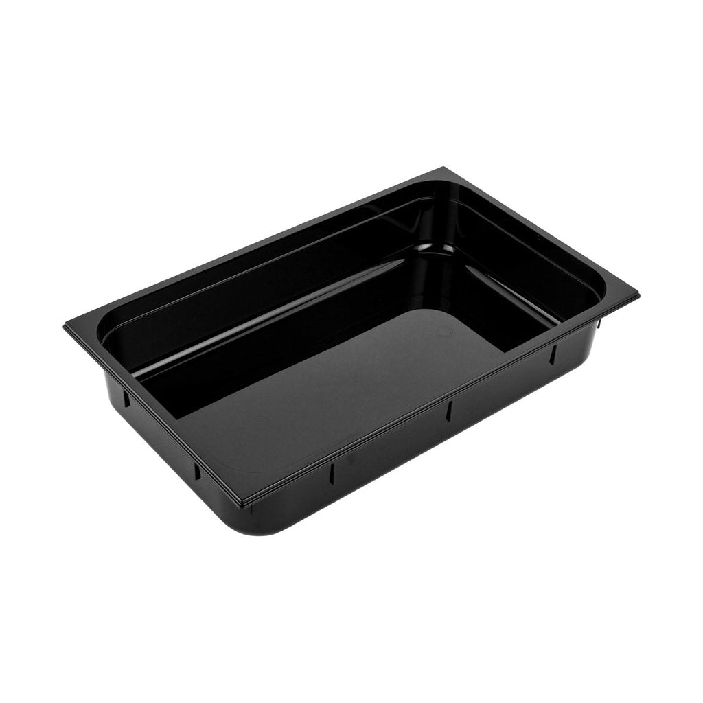 Inox Macel GASTRONORM PAN- POLYCARB 1/1 x 100mm12.6lt BLACK EA