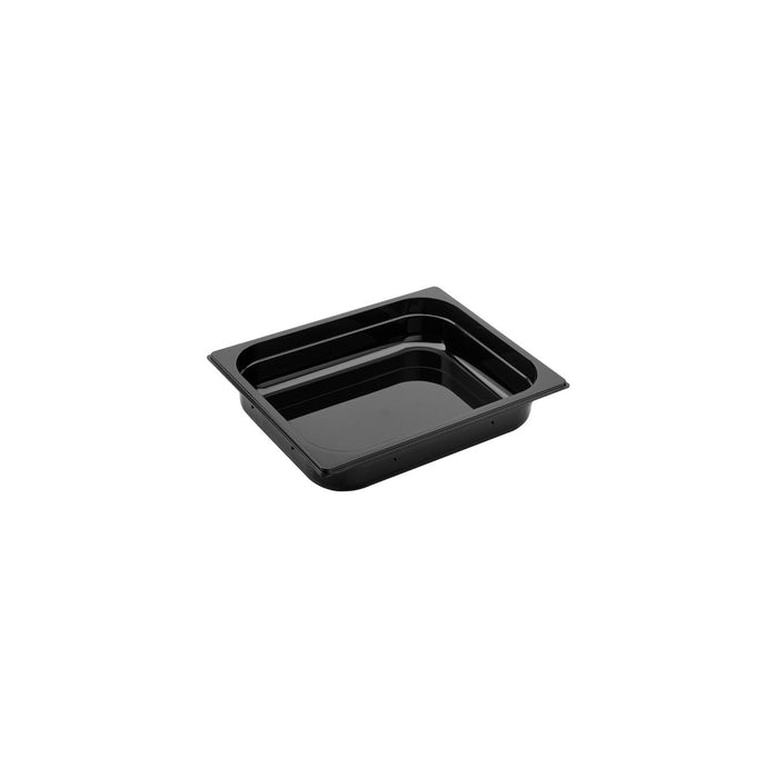 Inox Macel GASTRONORM PAN- POLYCARB 1/2 x 65mm3.5lt BLACK EA