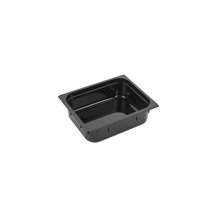 Inox Macel GASTRONORM PAN- POLYCARB 1/2 x 100mm5.5lt BLACK EA