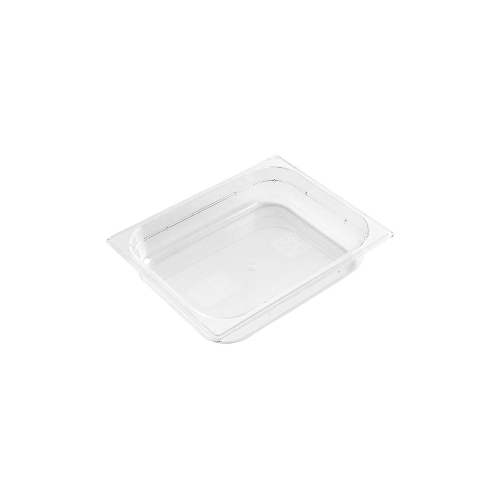 Inox Macel GASTRONORM PAN- POLYCARB 1/2 x 100mm5.5lt CLEAR EA