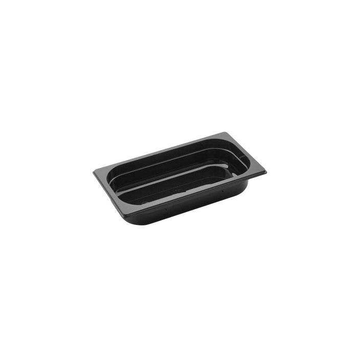 Inox Macel GASTRONORM PAN- POLYCARB 1/3 x 65mm2.25lt BLACK EA