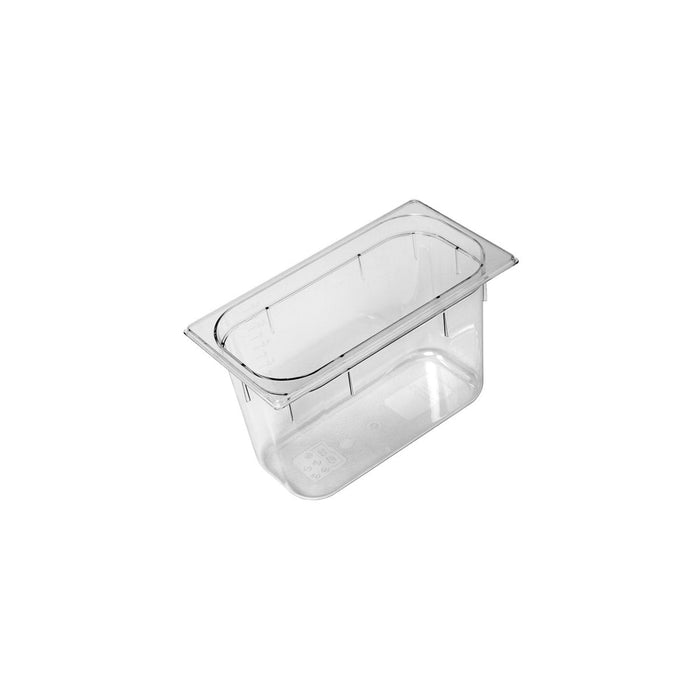 Inox Macel GASTRONORM PAN- POLYCARB 1/3 x 200mm7.25lt CLEAR EA
