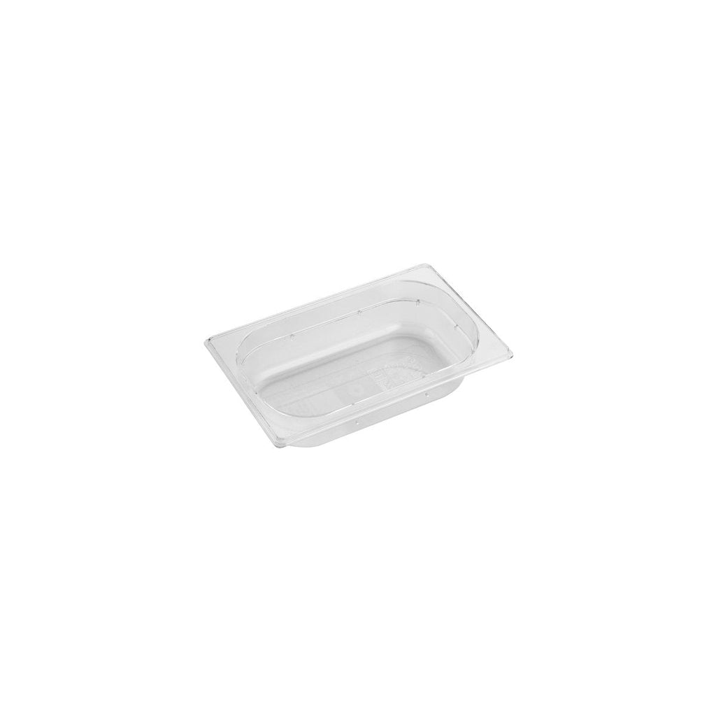 Inox Macel GASTRONORM PAN- POLYCARB 1/4 x 65mm1.5lt CLEAR EA