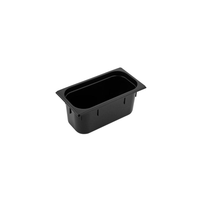 Inox Macel GASTRONORM PAN- POLYCARB 1/4 x 150mm3.5lt BLACK EA