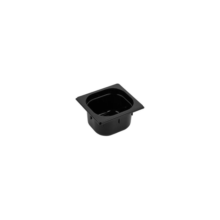 Inox Macel GASTRONORM PAN- POLYCARB 1/6 x 100mm1.5lt BLACK EA