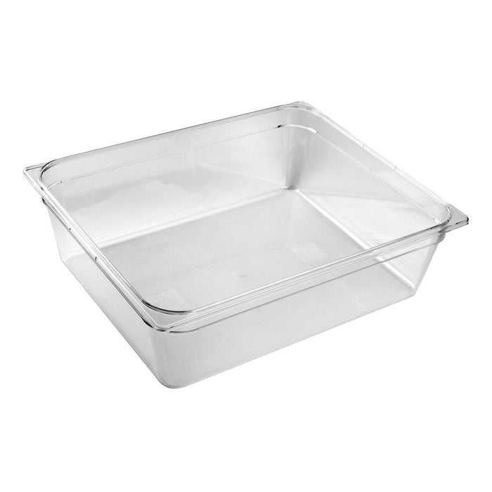 Inox Macel POLYCARBONATE CLEAR GASTRONORM PAN-2/1 SIZE 200mm55lt EA