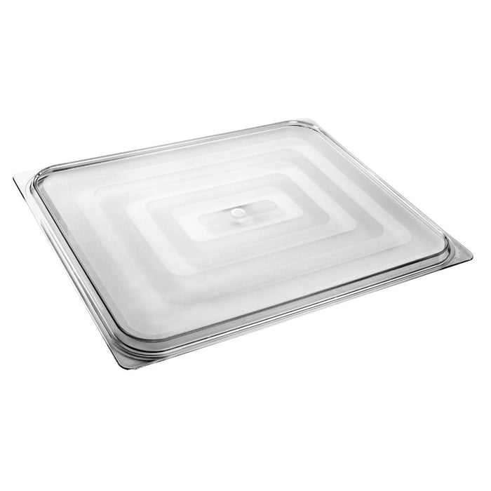 Inox Macel POLYCARBONATE LID CLEAR GASTRONORM PAN- 2/1 SIZE (x6)