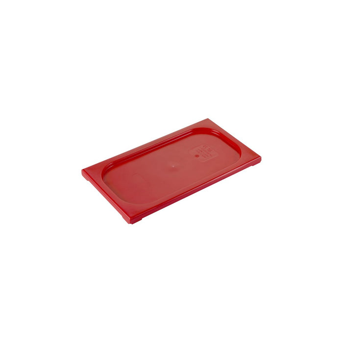 Inox Macel LID-POLYPROP GN 1/3 RED EA