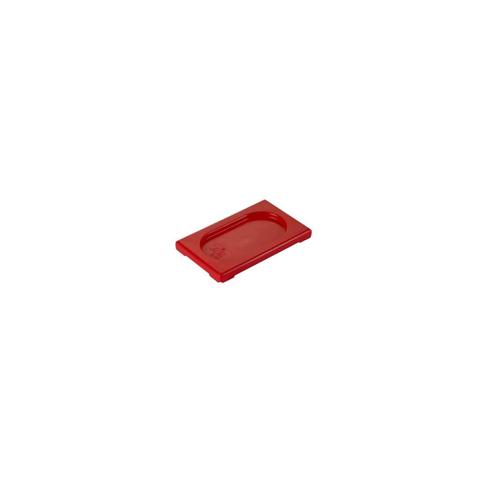 Inox Macel LID-POLYPROP GN 1/9 RED EA