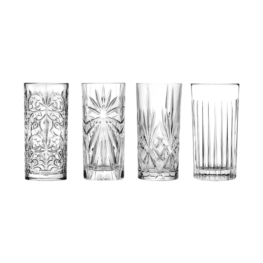 RCR Cristalleria RCR MIXOLOGY TREND SET-4 LONGDRINK TUMBLERS 440ml26984020006 (Set of 1)
