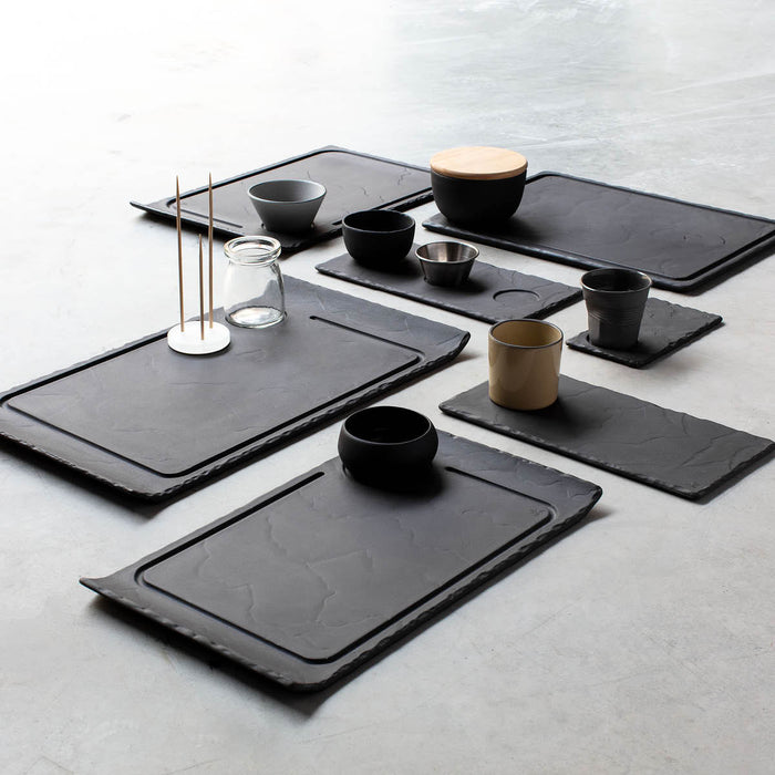 Revol  BASALT HAMBURGER PLATE 330x200mm EA