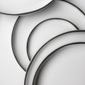 Revol  CARACTERE WHITE CUMULUS ROUND PLATE 210mm EA