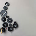 Revol  PEKOE PLATE BLACK 170x20mm EA