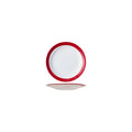 Royal Porcelain MAXADURA RESONATE-ROUND PLATE COUPE 165mm RED INNER BAND EA