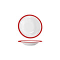 Royal Porcelain MAXADURA RESONATE-ROUND BOWL 238x45mm (M9511) RED INNER BAND EA