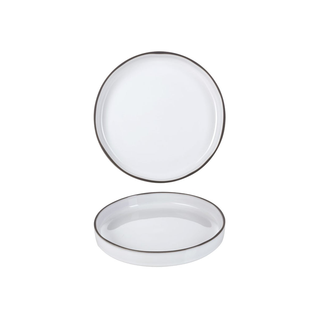 Revol  CARACTERE WHITE CUMULUS GOURMET PLATE 230x33mm EA