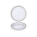 Revol  CARACTERE WHITE CUMULUS GOURMET PLATE 230x33mm EA