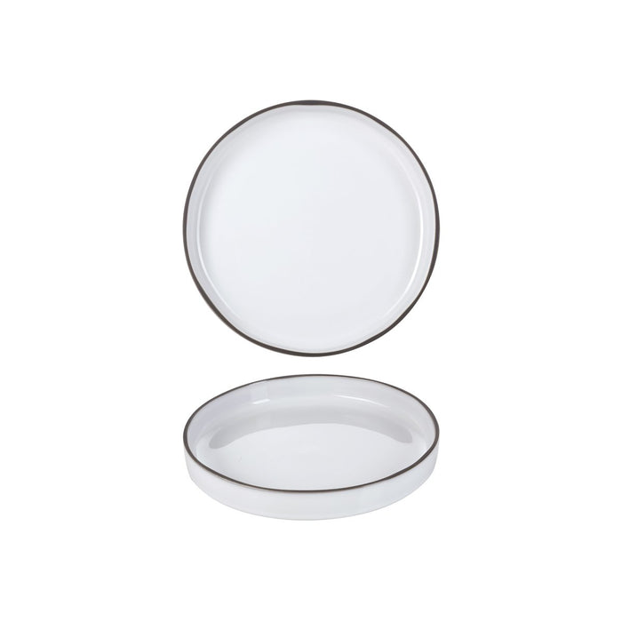 Revol  CARACTERE WHITE CUMULUS GOURMET PLATE 230x33mm EA