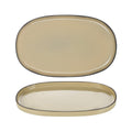 Revol  CARACTERE NUTMEG OVAL SERVICE PLATE 355x218x25mm EA