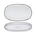 Revol  CARACTERE WHITE CUMULUS OVAL SERVICE PLATE 355x218x25m EA