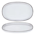 Revol  CARACTERE OVAL DISH WHITE CUMULUS 465x287x30 EA