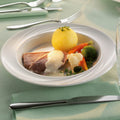 Schonwald  DONNA SENIOR PLATE FLAT W/RIM 24CM EA