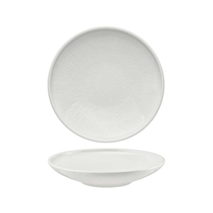 Schonwald  SHIRO RELIEF DESIGN ROUND COUPE PLATE DEEP 260mm EA