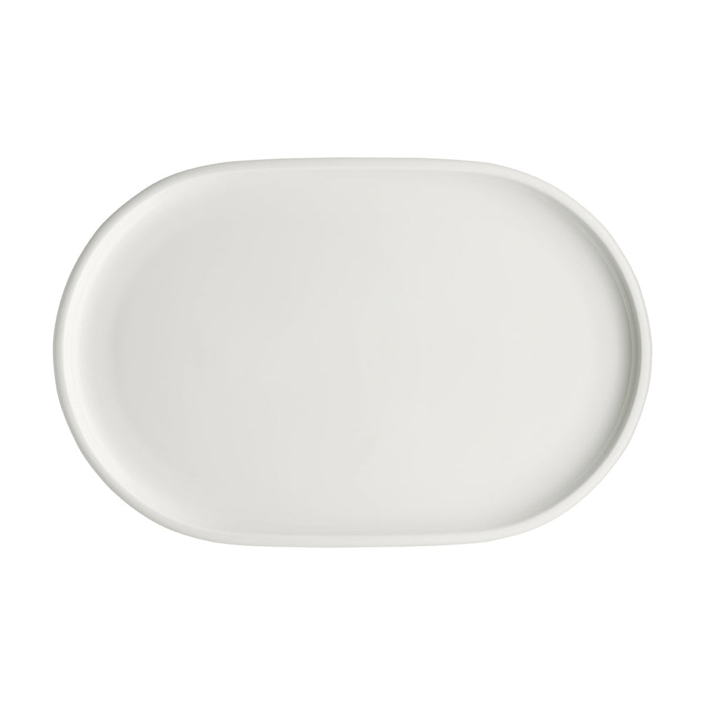 Schonwald  SHIRO OVAL COUPE PLATTER WHI 360x235x26mm EA