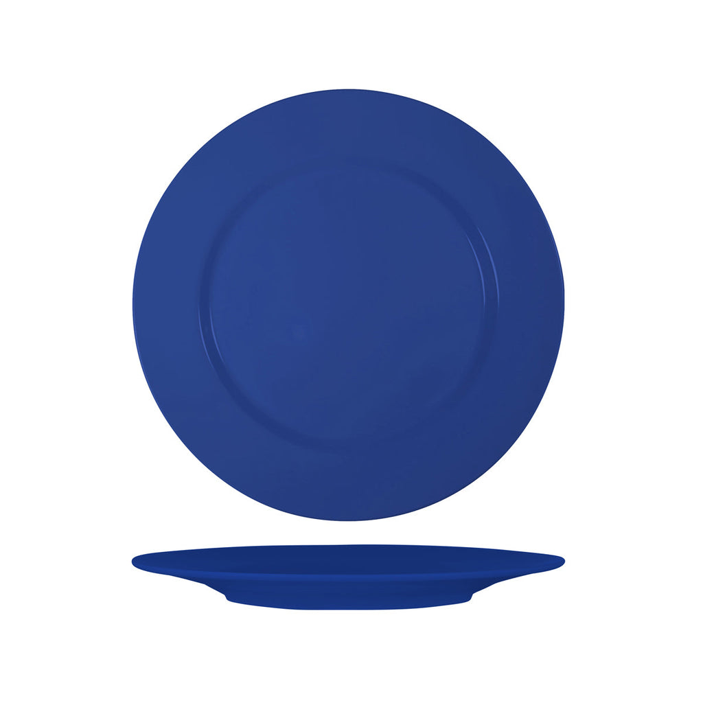 Superware SUPERWARE DARK BLUE ROUND PLATE RAISED RIM 260mm EA