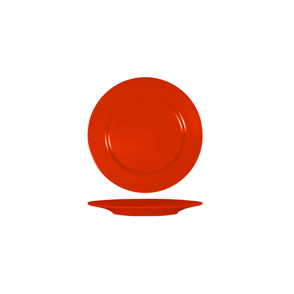 Superware SUPERWARE RED ROUND PLATE RIM 165mm EA