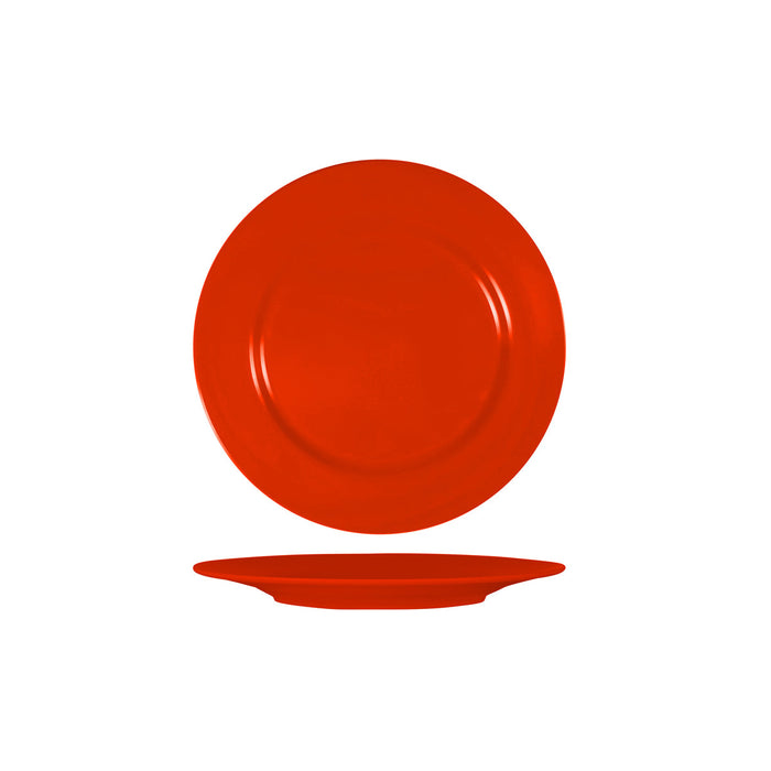 Superware SUPERWARE RED ROUND PLATE RIM 230mm EA
