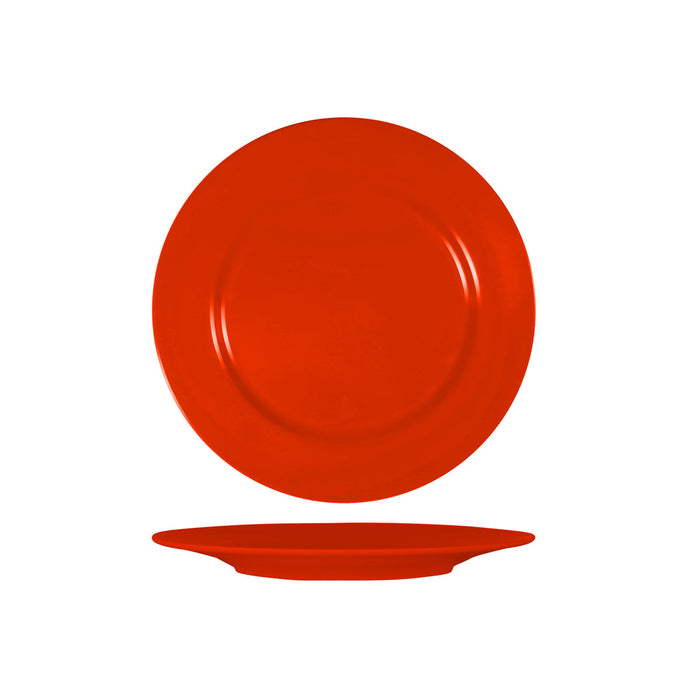 Superware SUPERWARE RED ROUND PLATE RIM 260mm EA